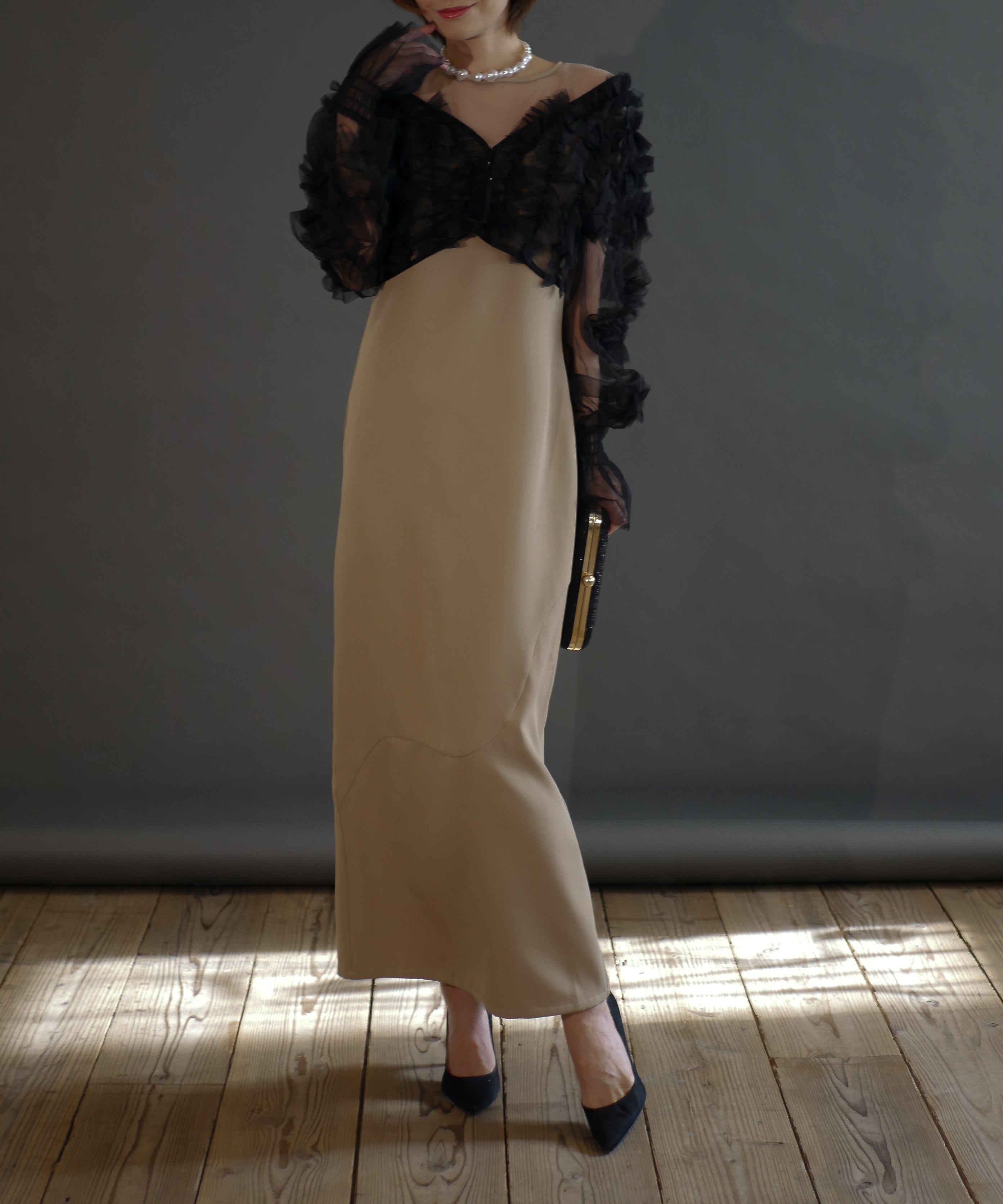 2WAY TULE BOLERO DRESS