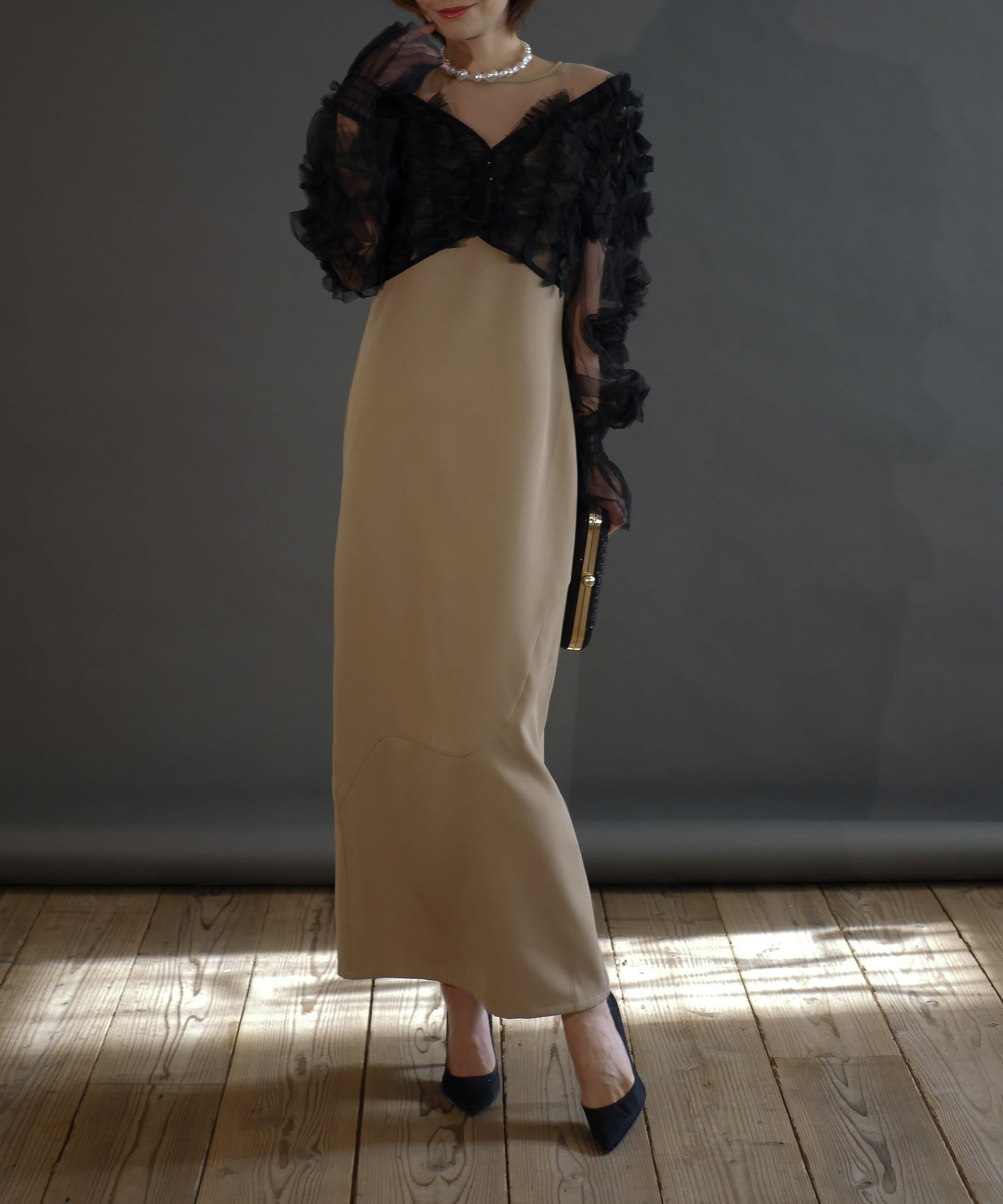 2WAY TULE BOLERO DRESS