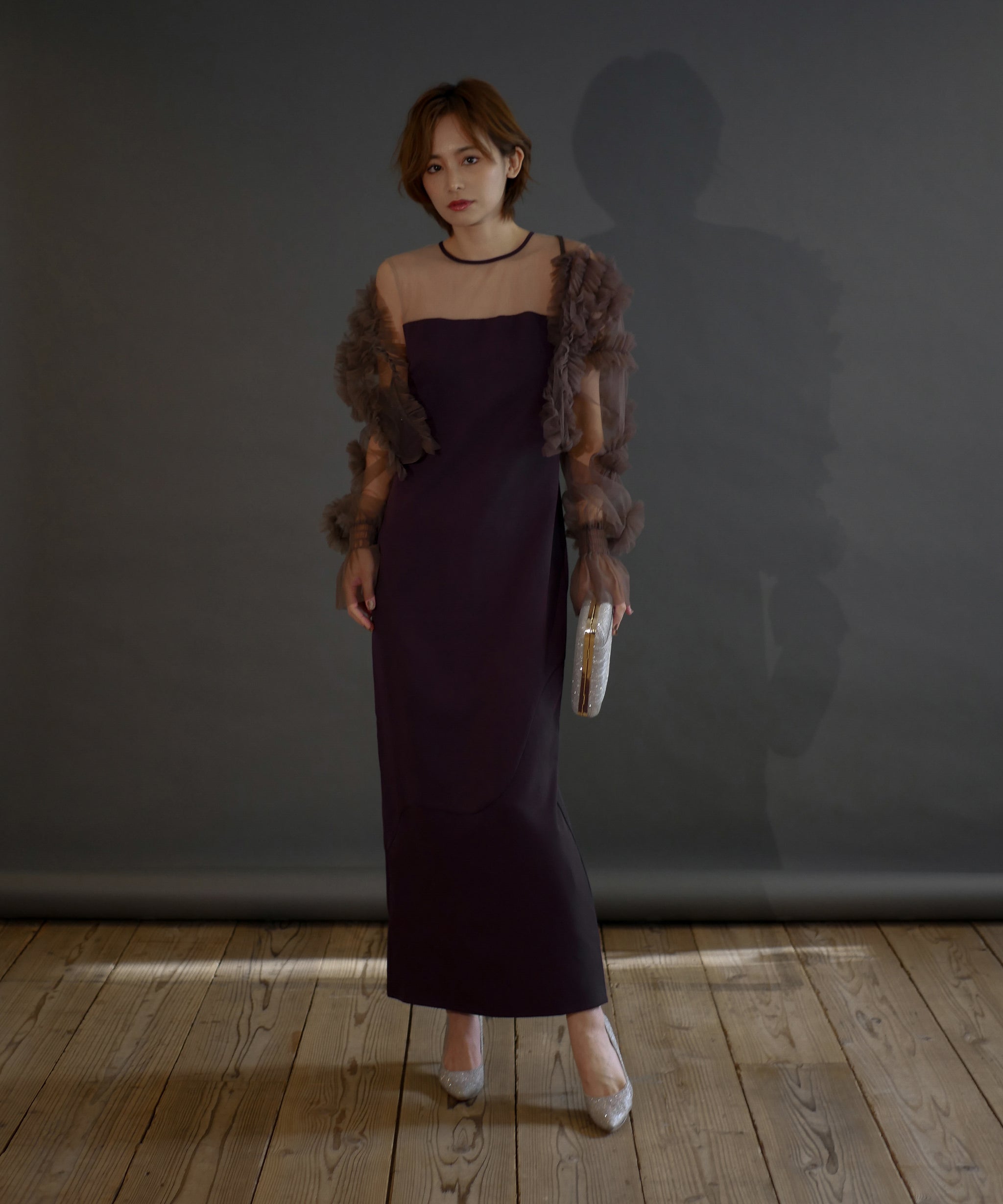 2WAY TULE BOLERO DRESS