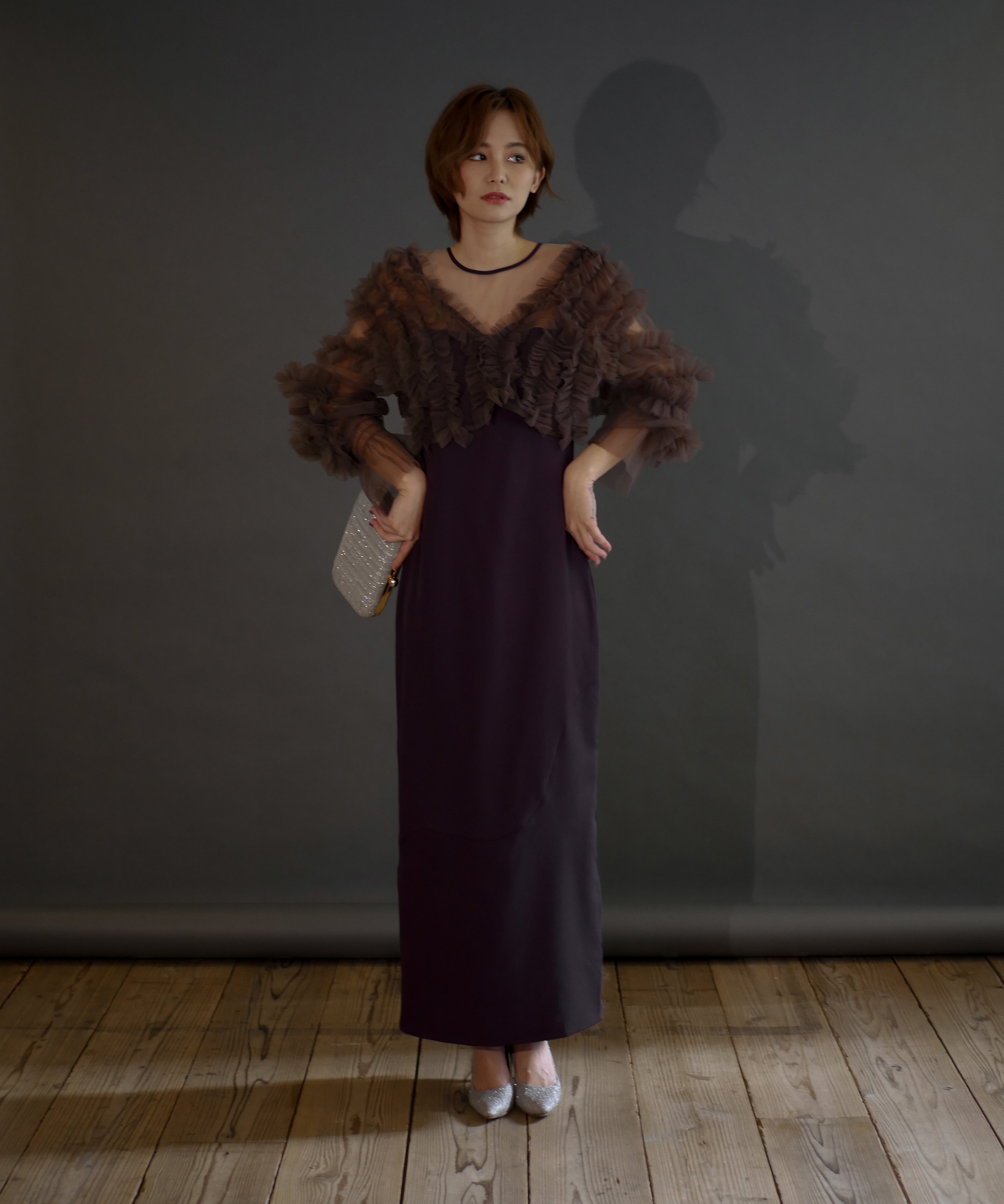 2WAY TULE BOLERO DRESS
