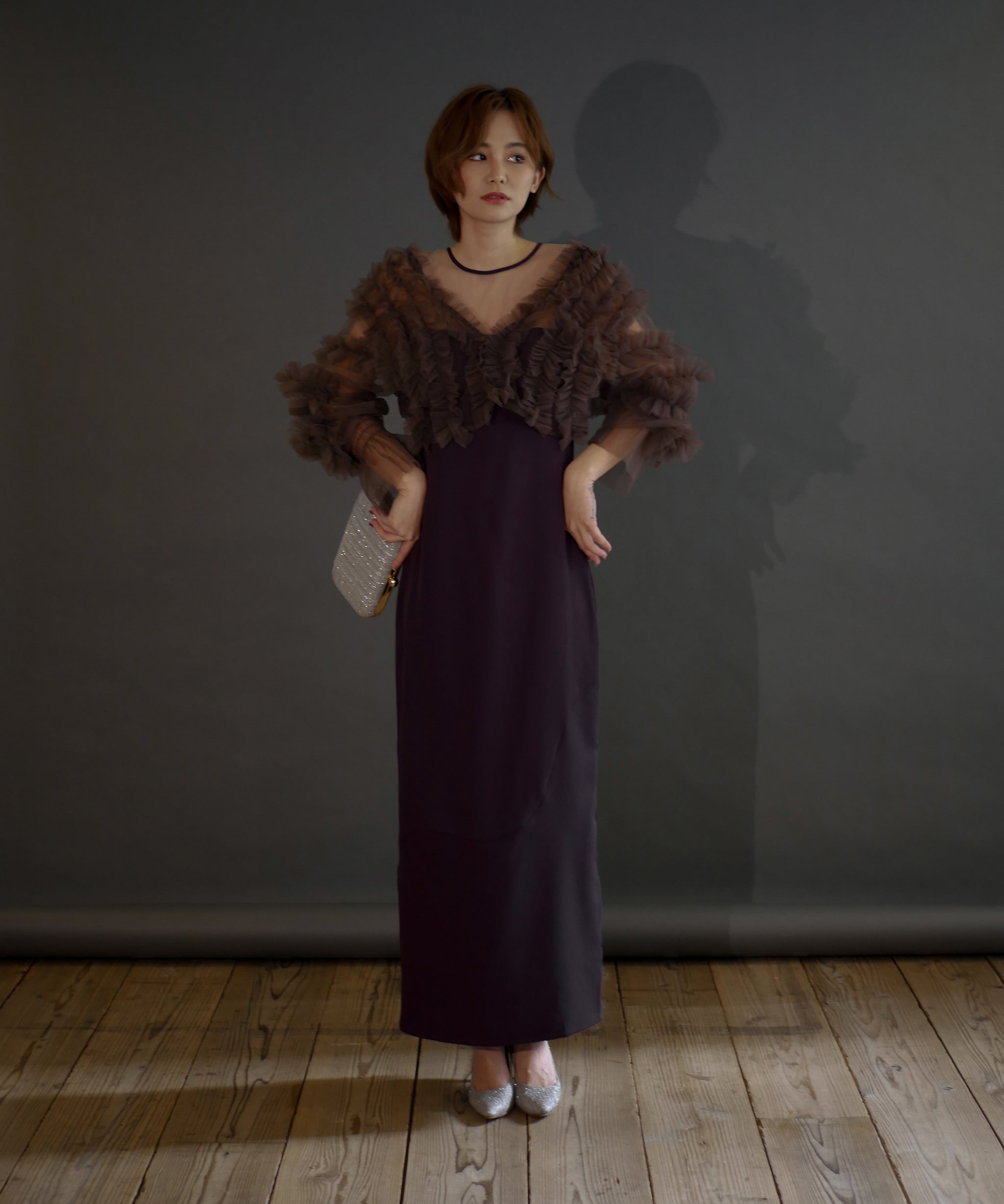 2WAY TULE BOLERO DRESS