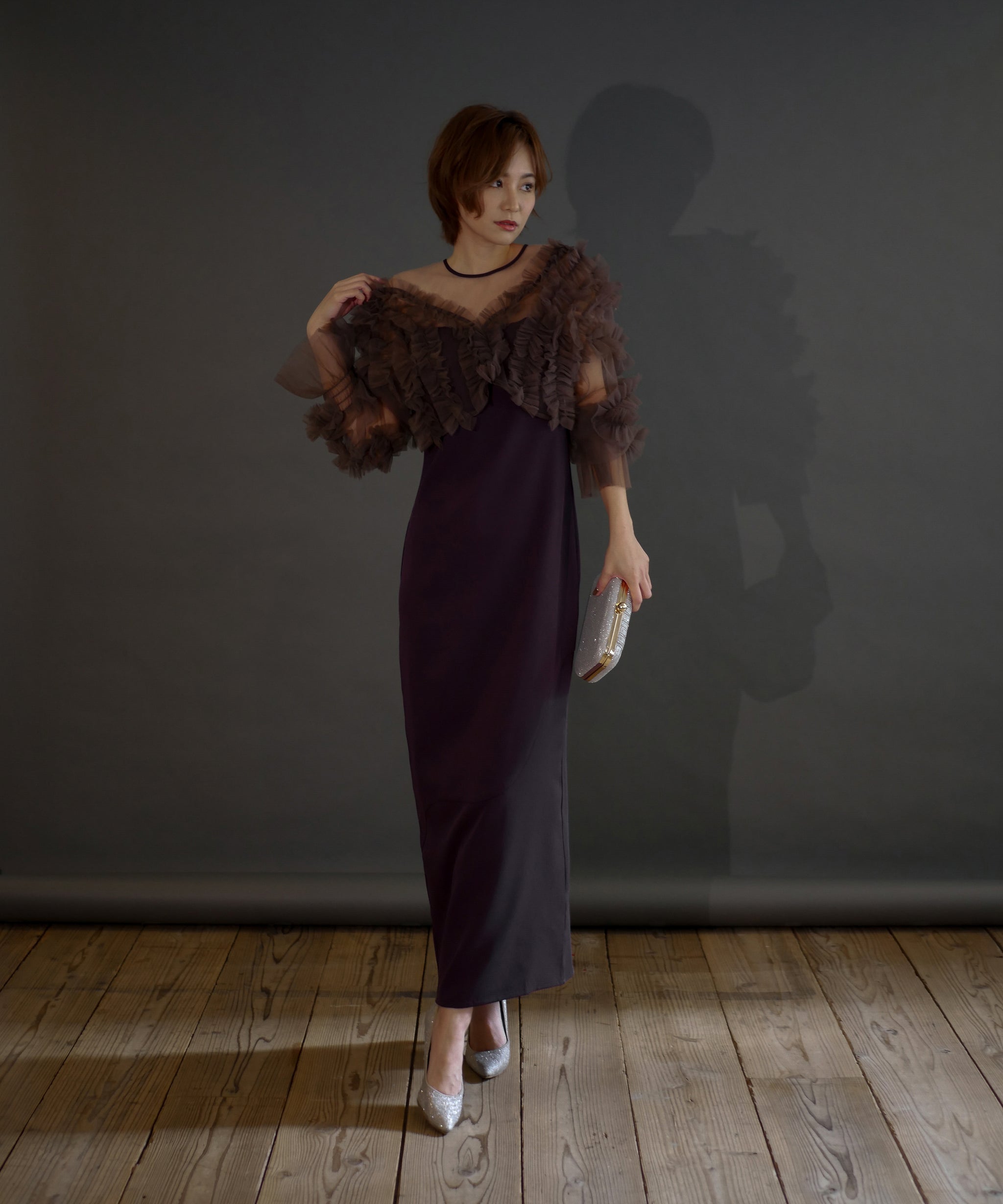 2WAY TULE BOLERO DRESS