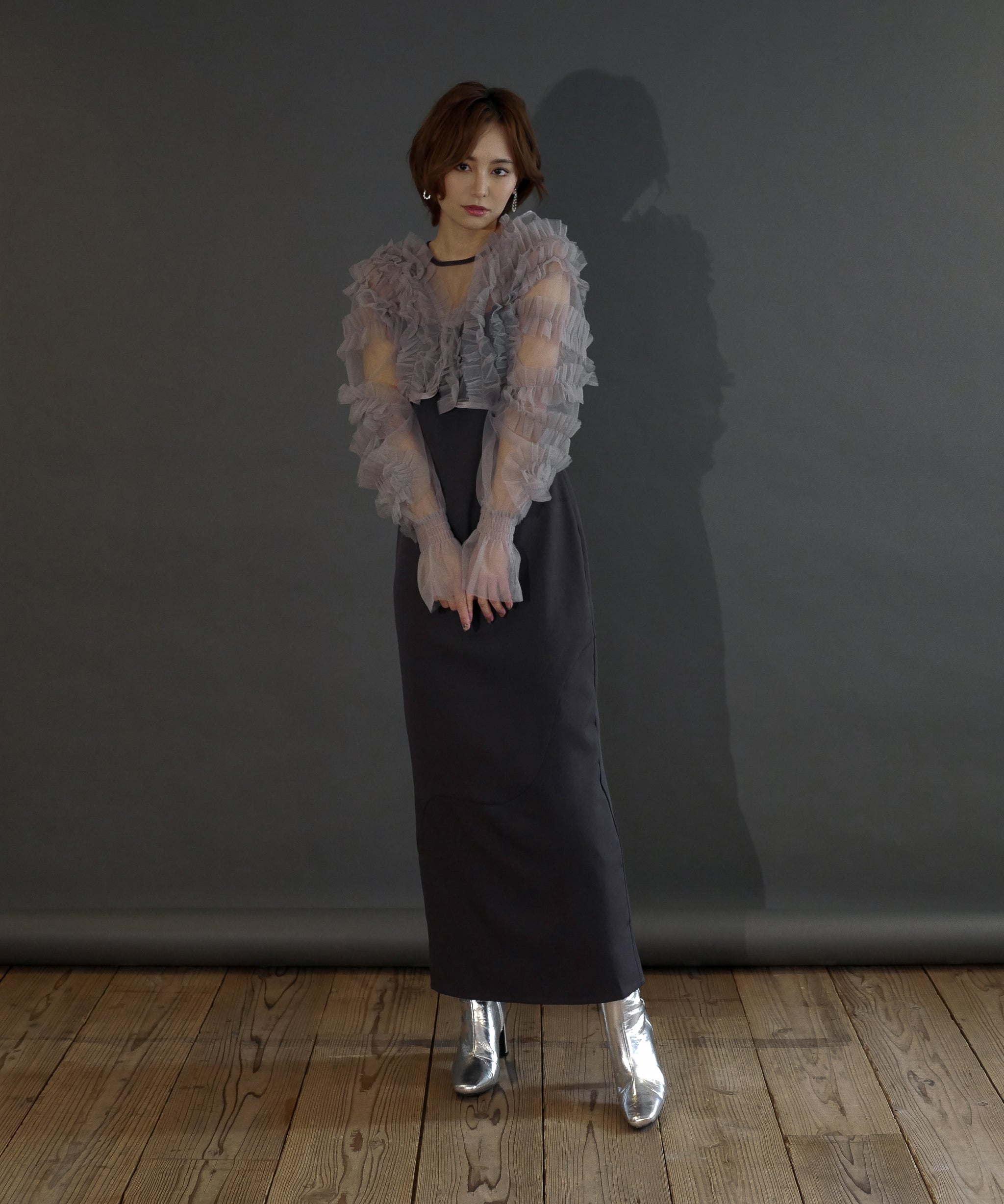 2WAY TULE BOLERO DRESS