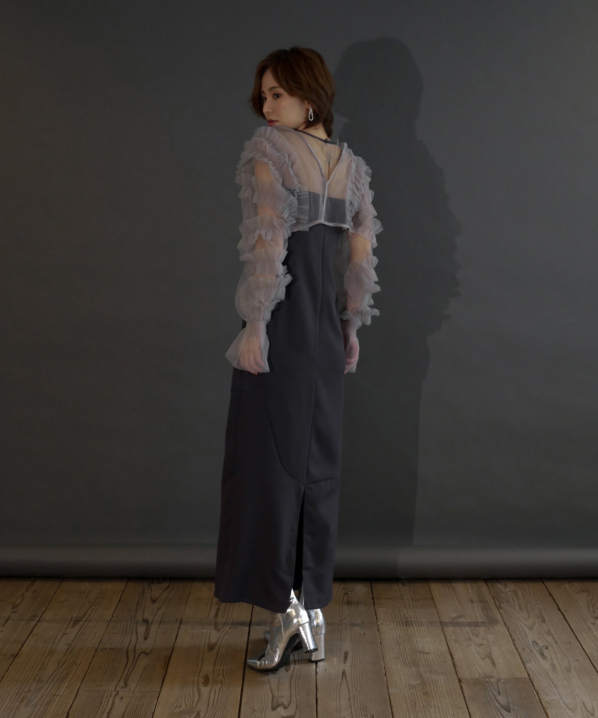 2WAY TULE BOLERO DRESS