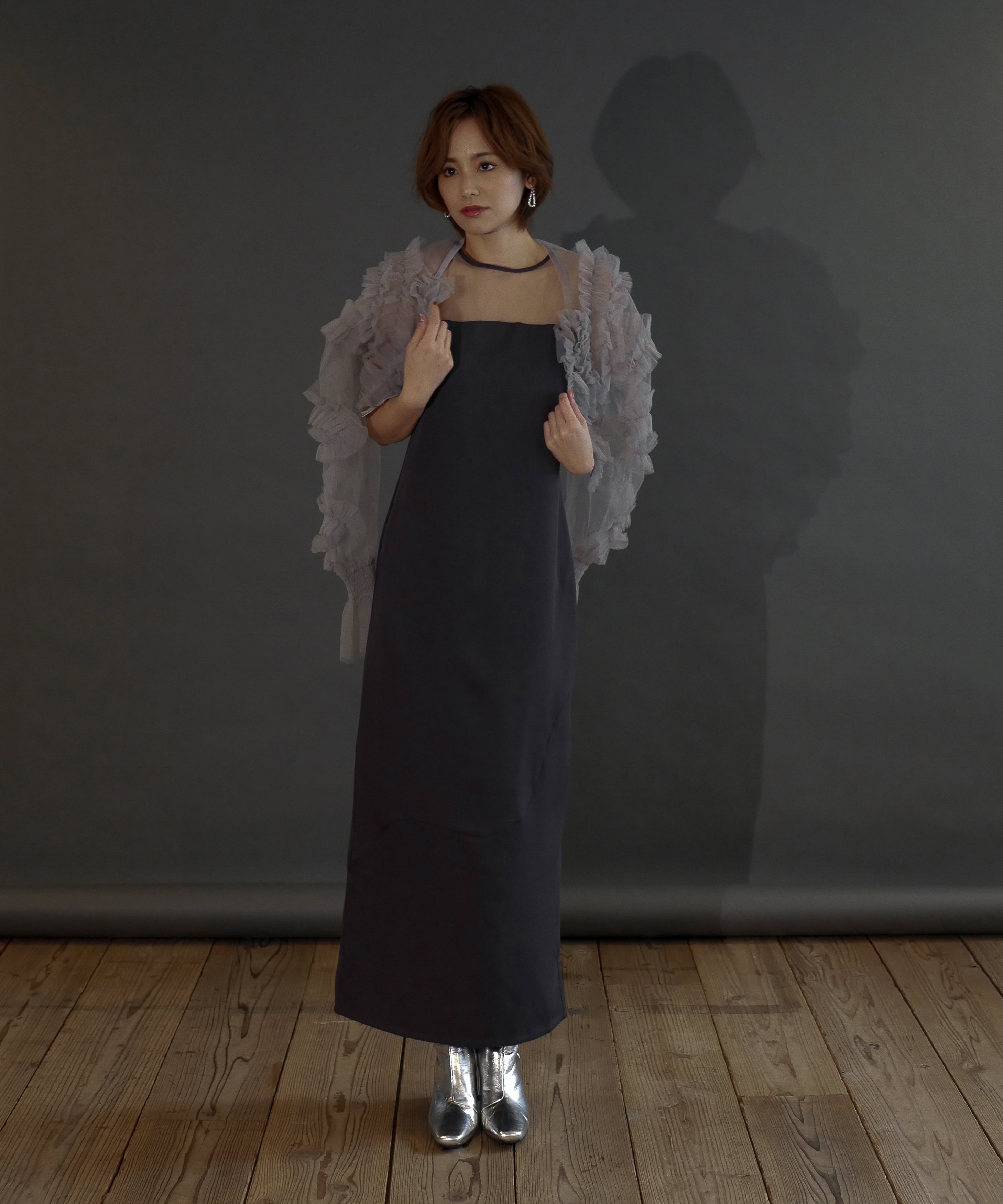 2WAY TULE BOLERO DRESS