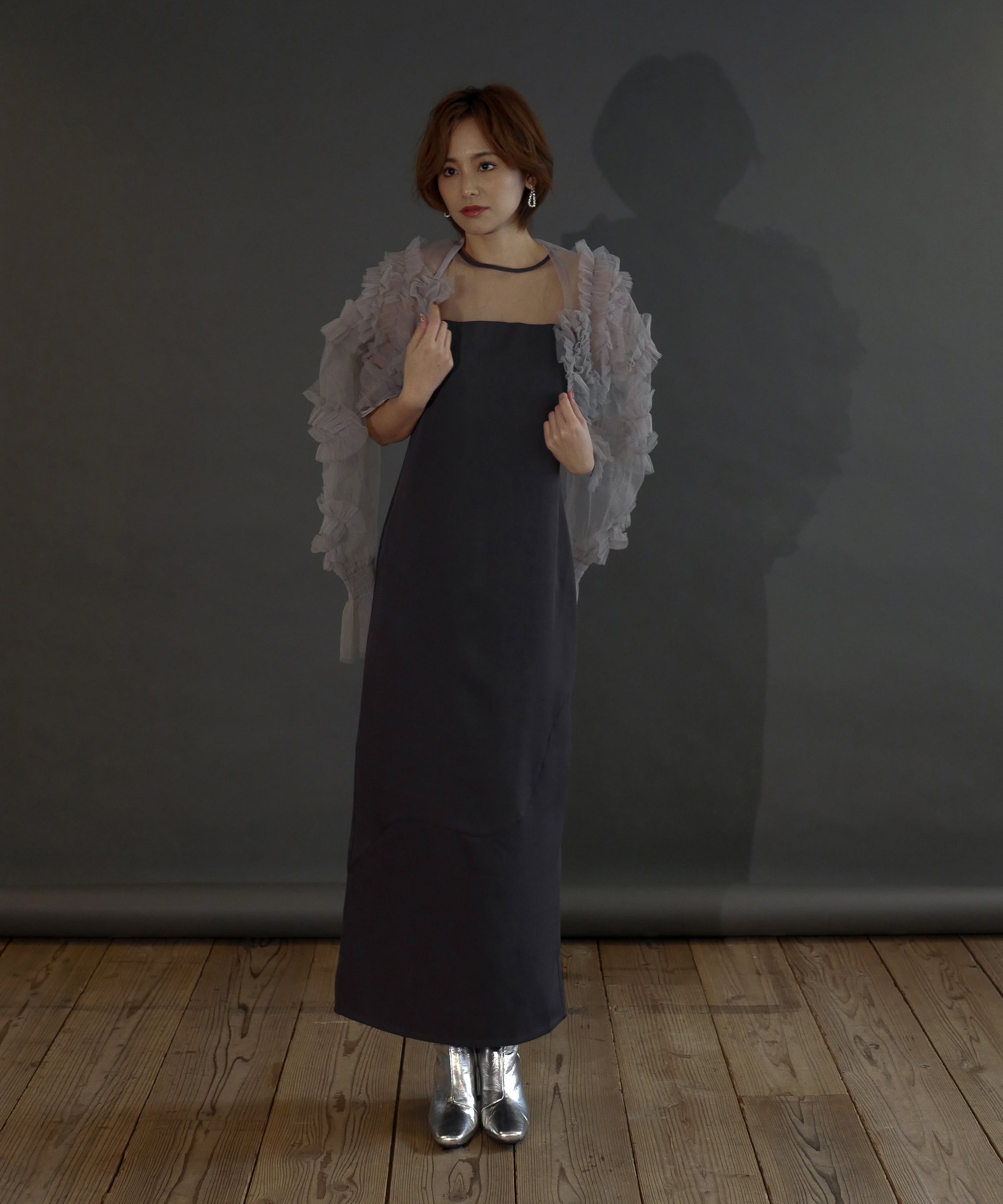 2WAY TULE BOLERO DRESS