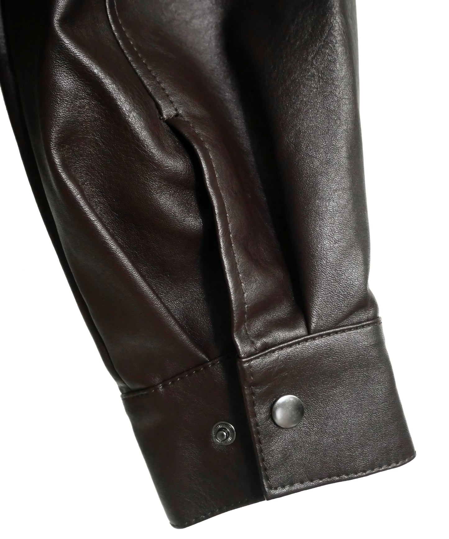 F/LEATHER SHORT BLOUSON