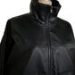 F/LEATHER STAND OVER BLOUSON