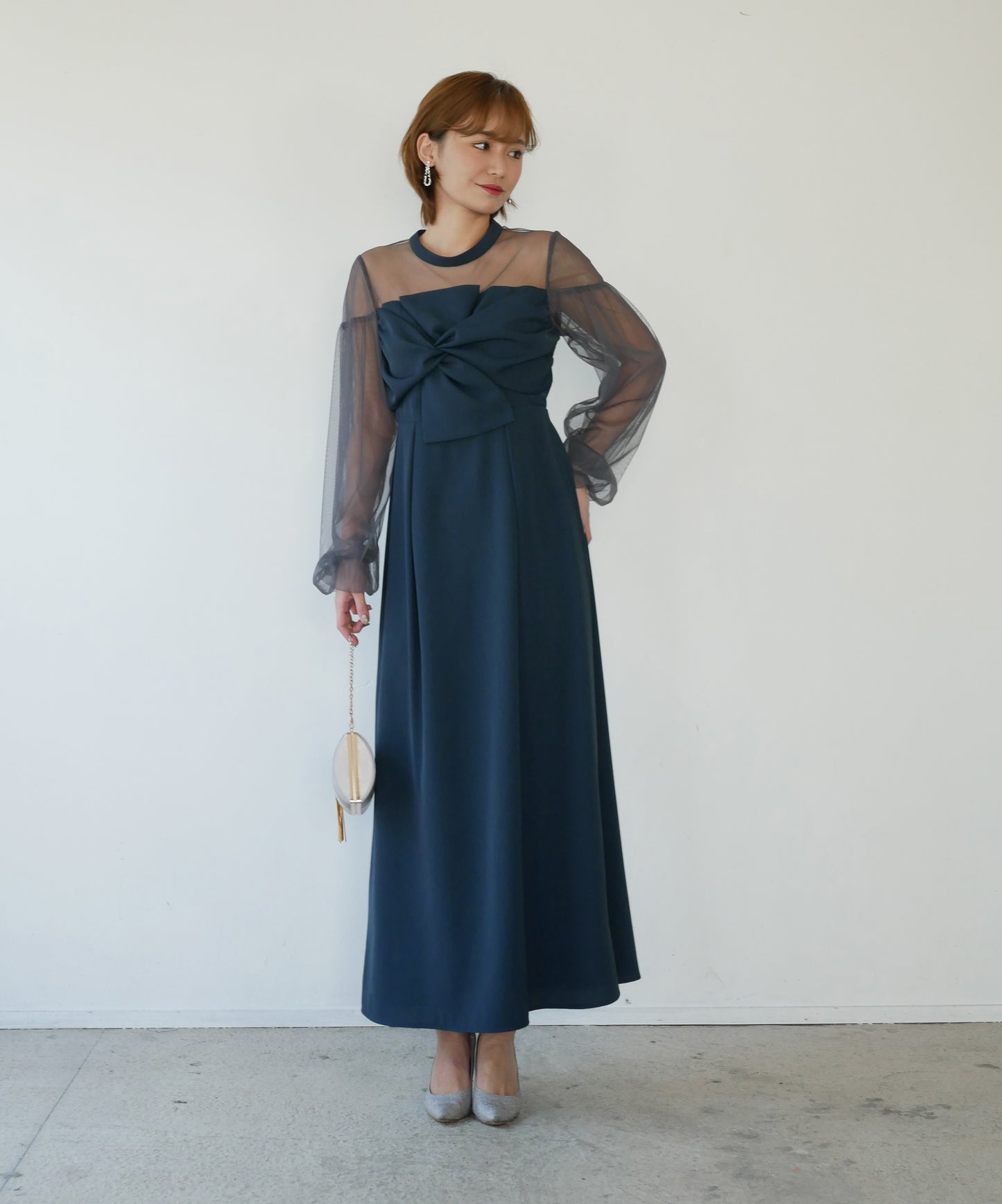 TWIST SHEER DRESS