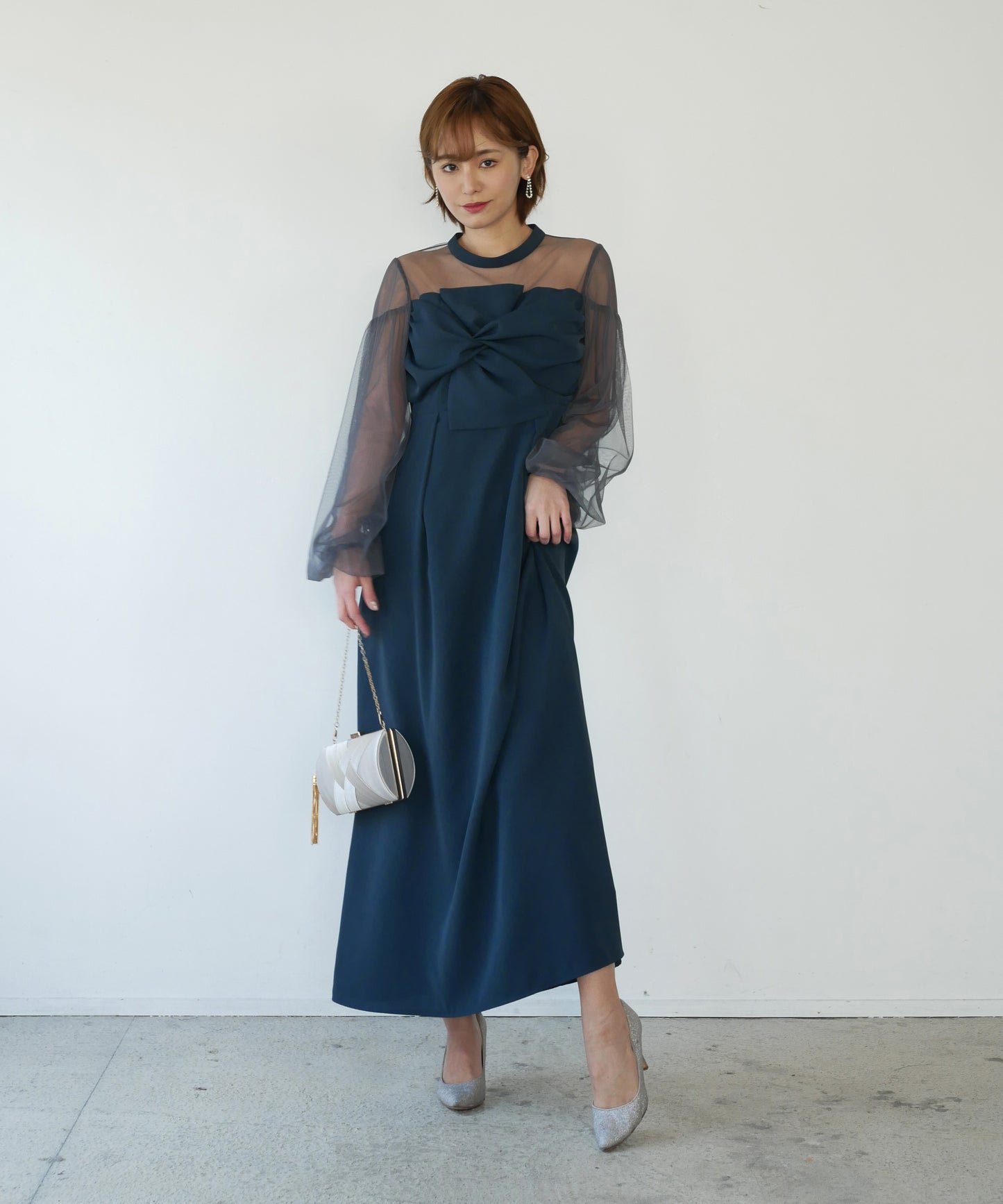 TWIST SHEER DRESS