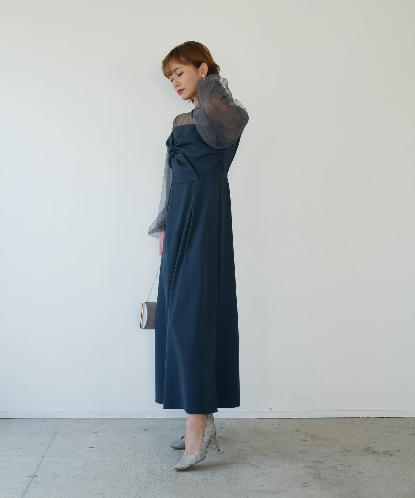 TWIST SHEER DRESS