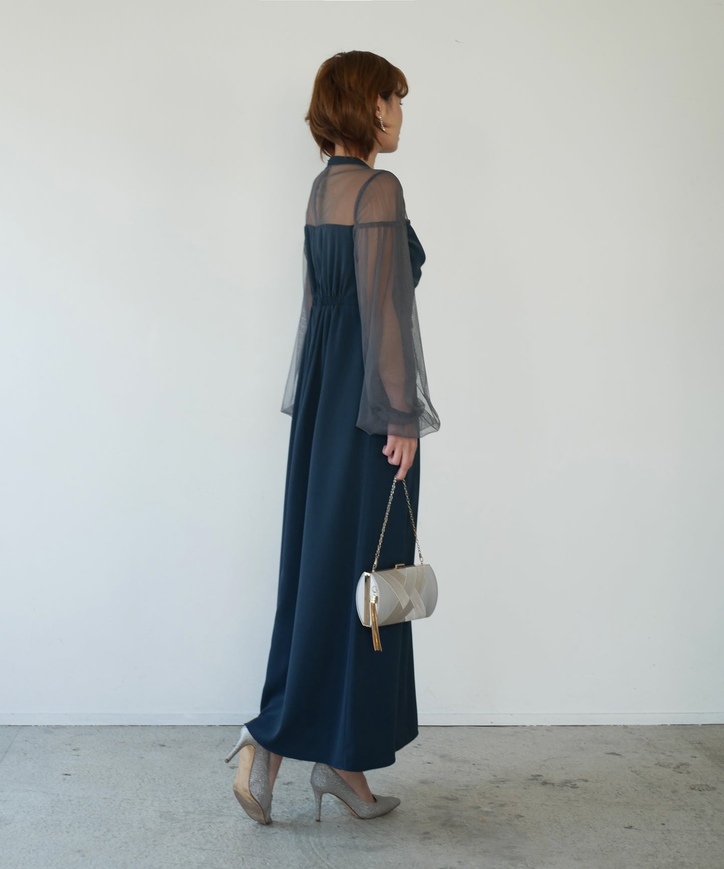 TWIST SHEER DRESS