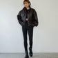 F/LEATHER SHORT BLOUSON