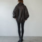 F/LEATHER STAND OVER BLOUSON
