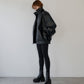 F/LEATHER STAND OVER BLOUSON
