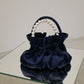 3WAY SATIN PEARL BAG