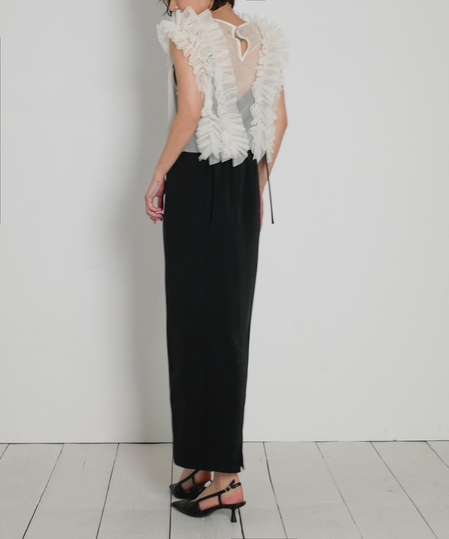FRILL TULE VEST