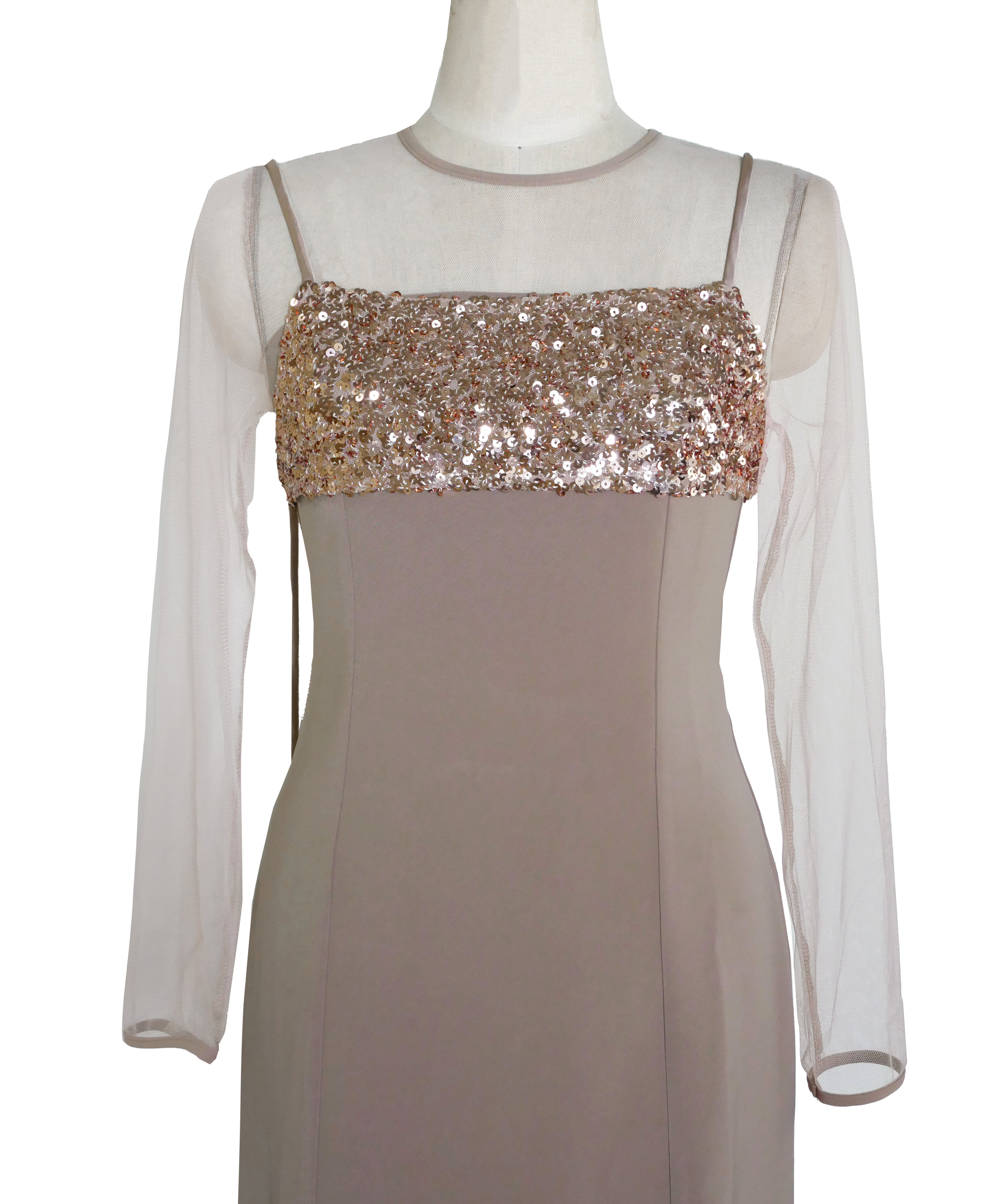 2WAY GLITTER BUSTIER DRESS