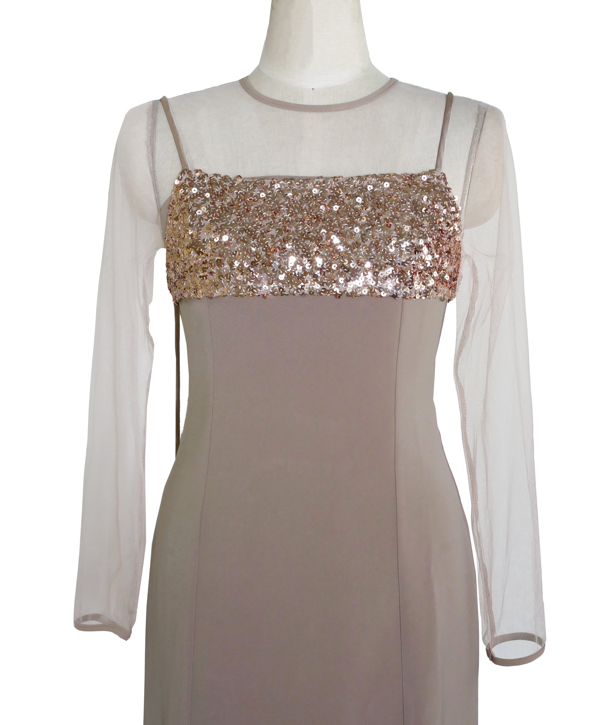 2WAY GLITTER BUSTIER DRESS