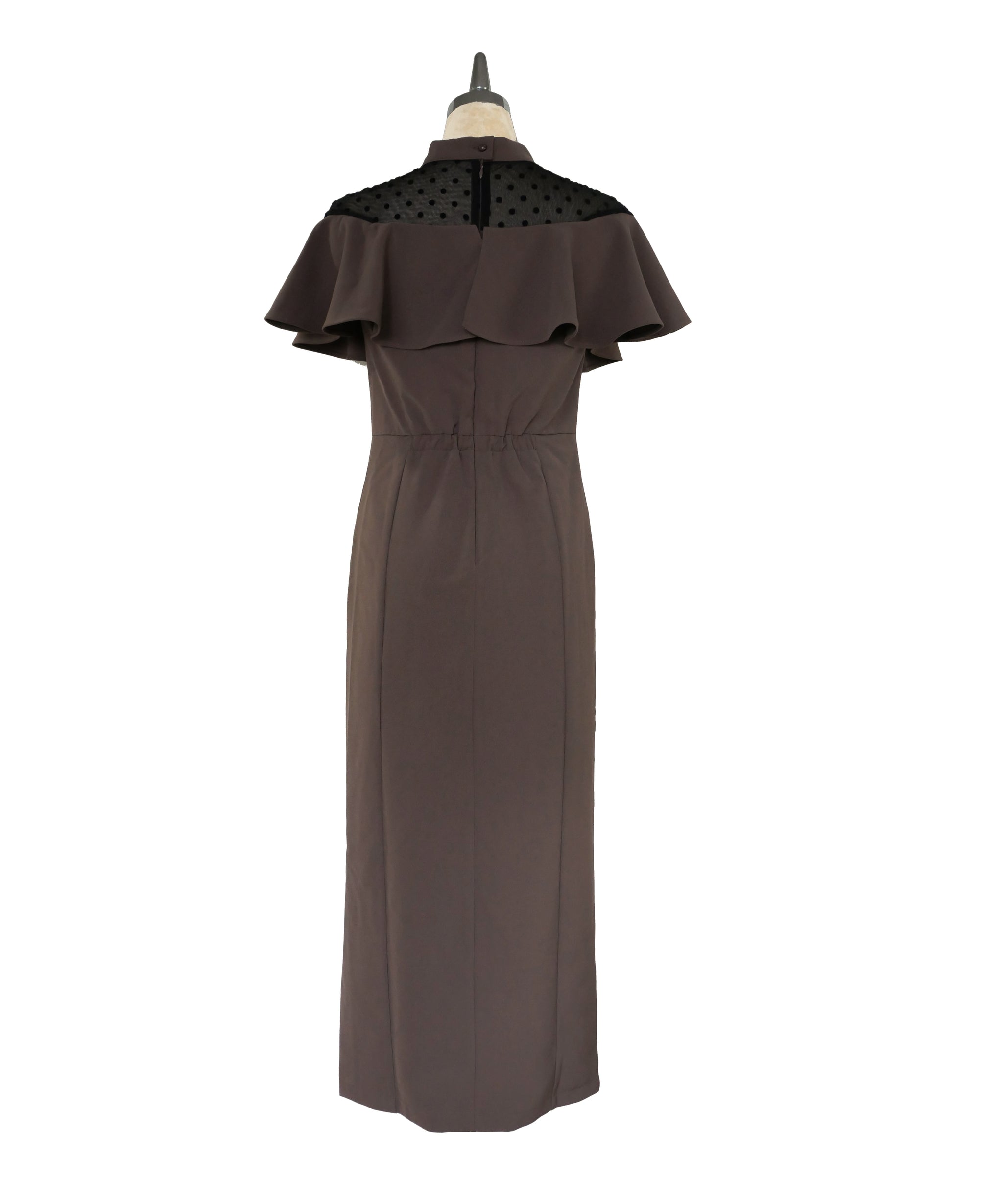 DOT FRILL DRESS