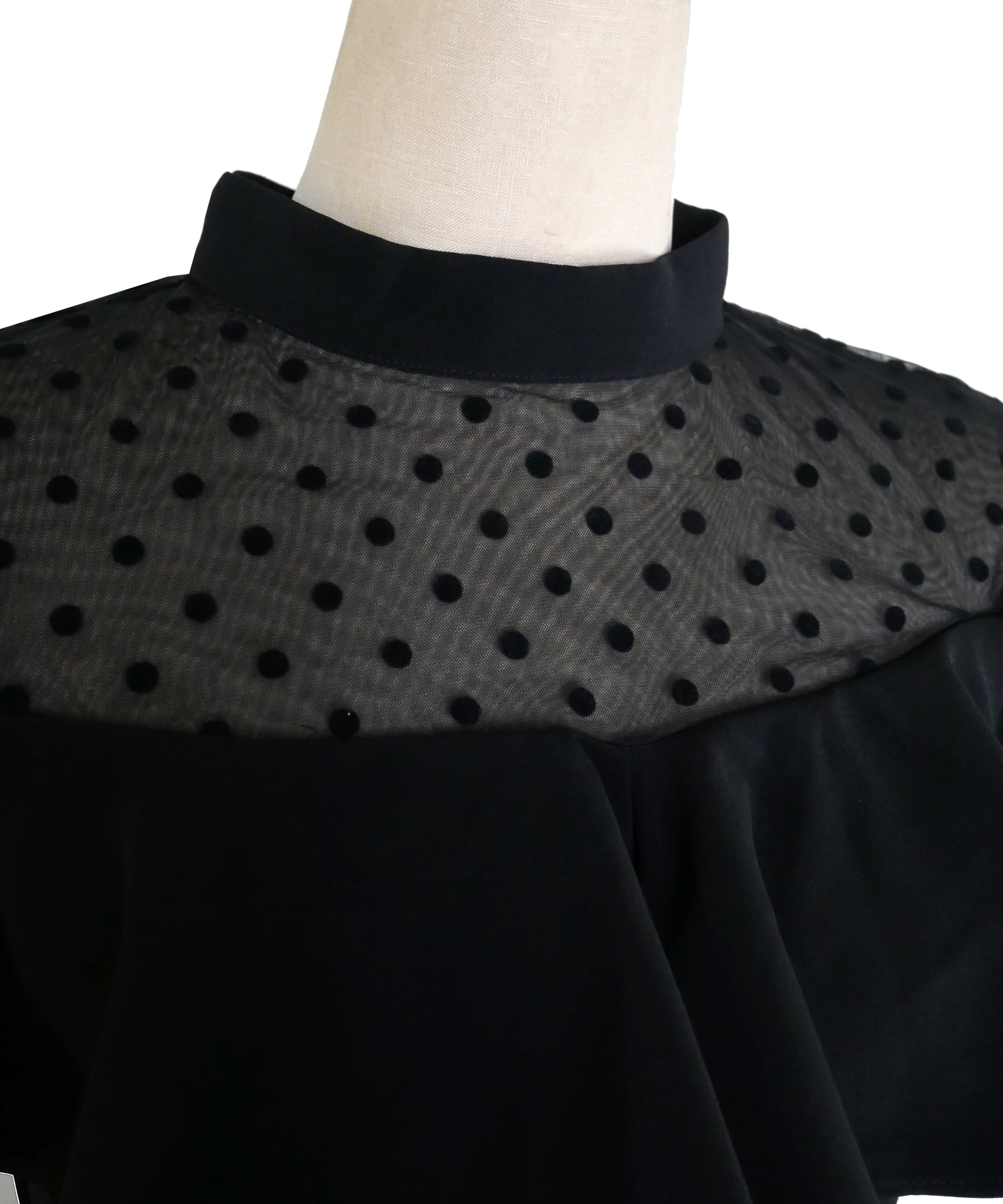 DOT FRILL DRESS