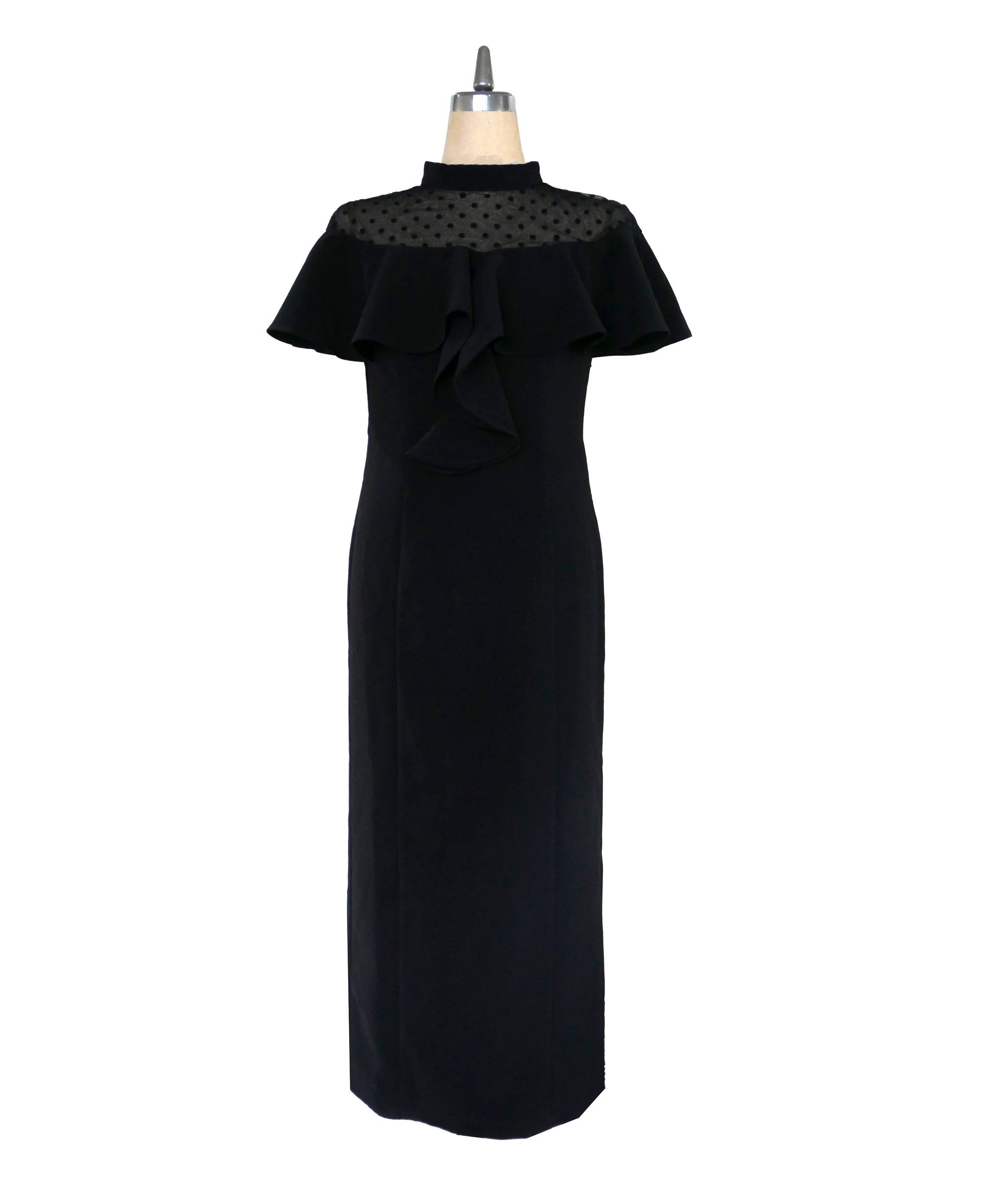 DOT FRILL DRESS