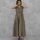 TIERED DRAWSTRING ONEPIECE