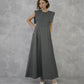 SQUARE SLEEVE ONEPIECE