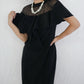 DOT FRILL DRESS
