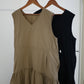 TIERED DRAWSTRING ONEPIECE