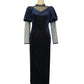 LAME VELVET DRESS