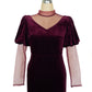 LAME VELVET DRESS