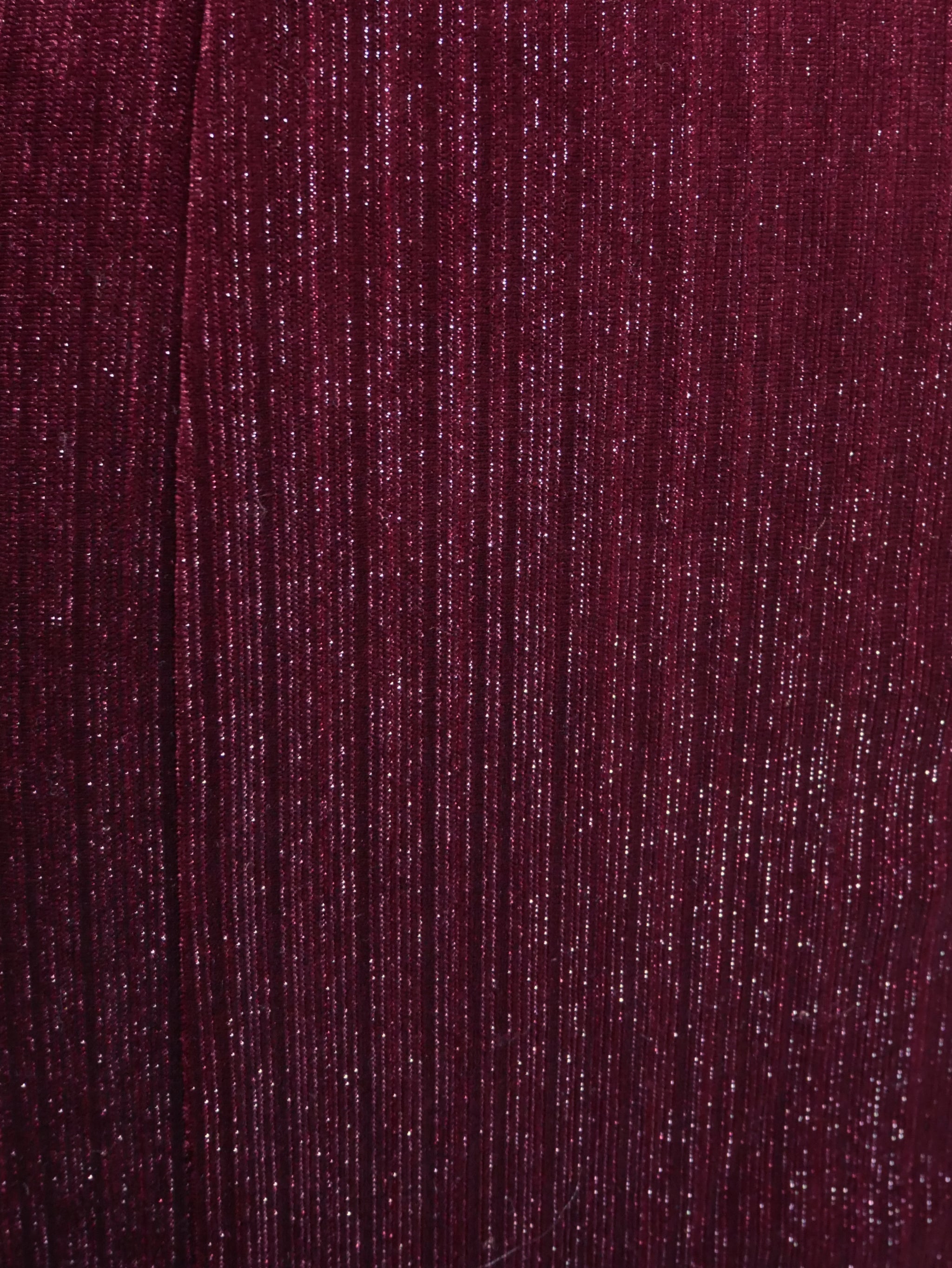 LAME VELVET DRESS