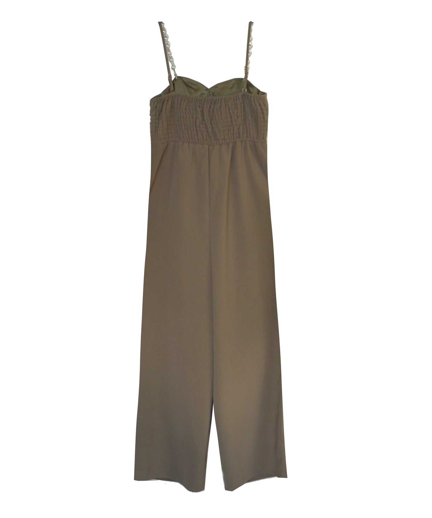 2WAY PEARL STRAP PANTS DRESS