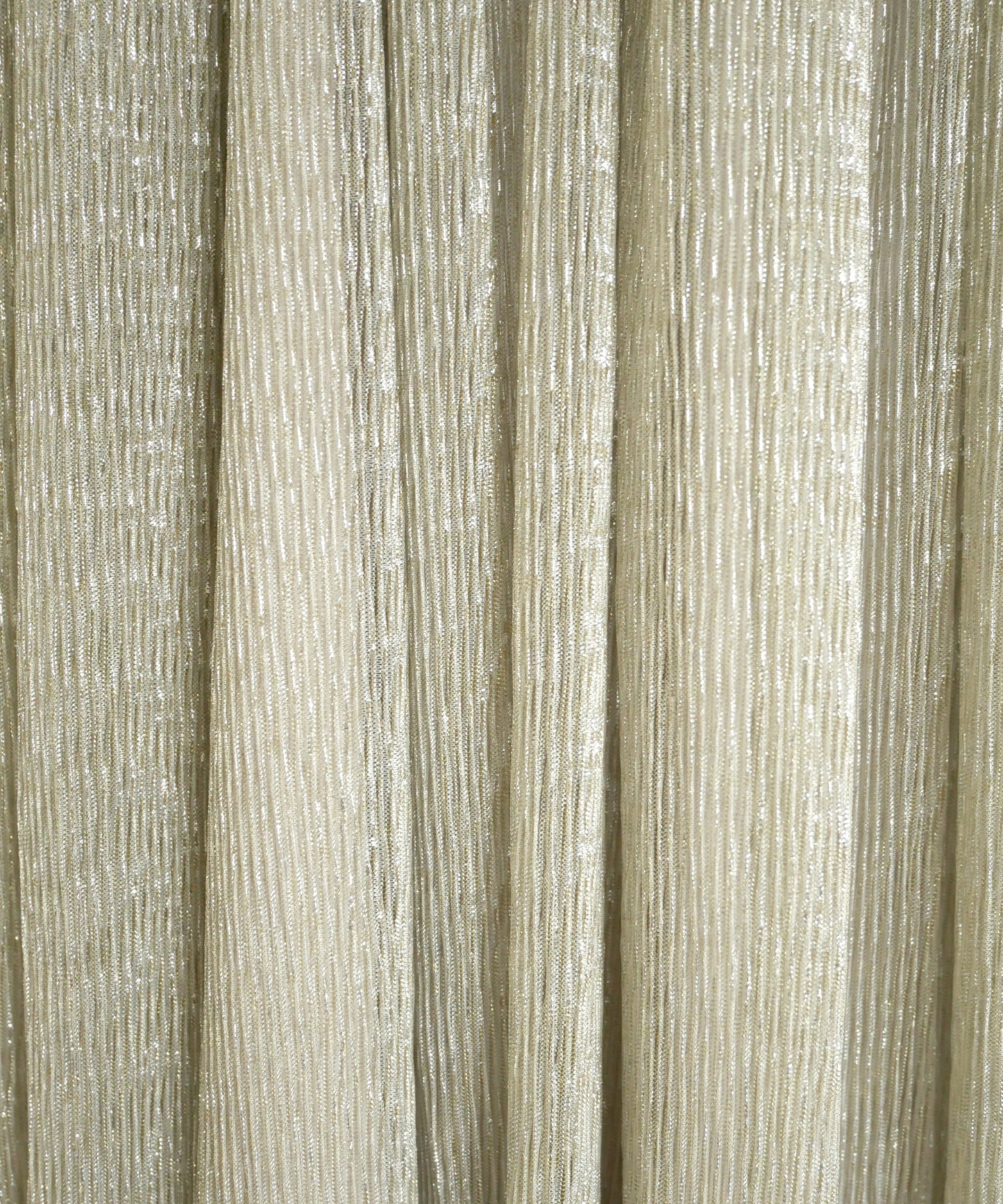 LAME PLEATS DRESS