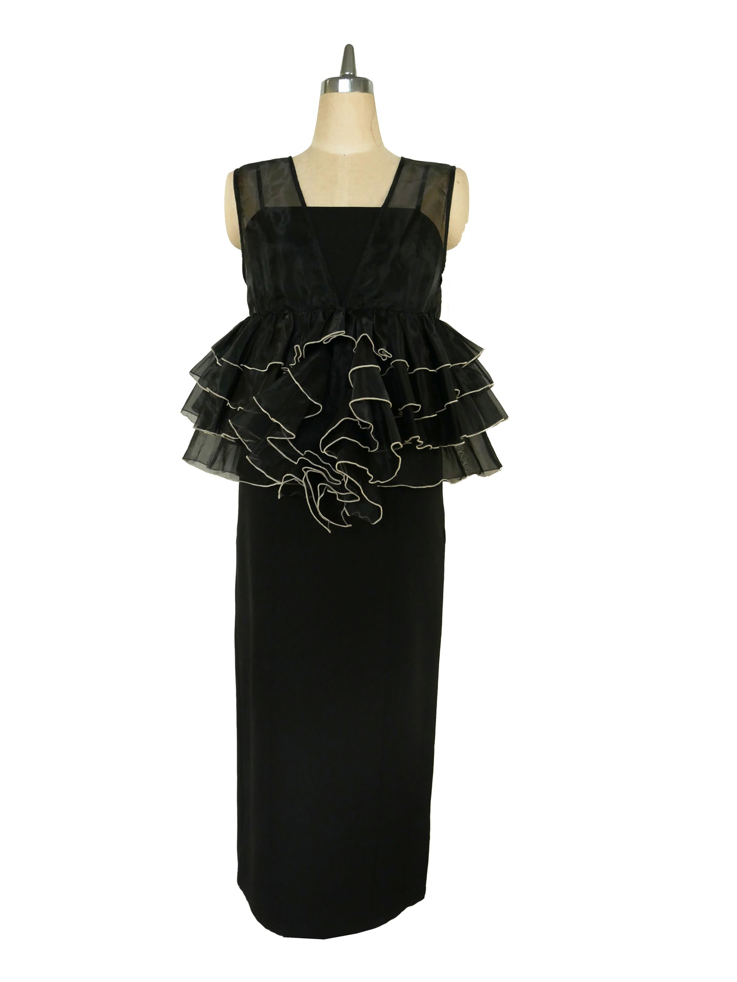 SHEER VOLUME TOP DRESS