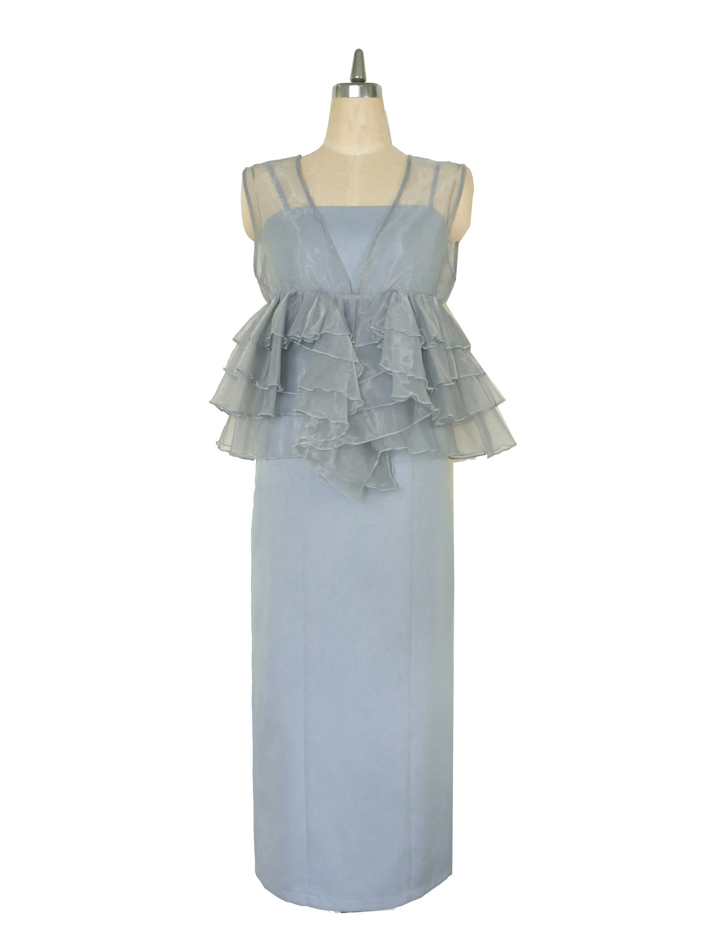 SHEER VOLUME TOP DRESS