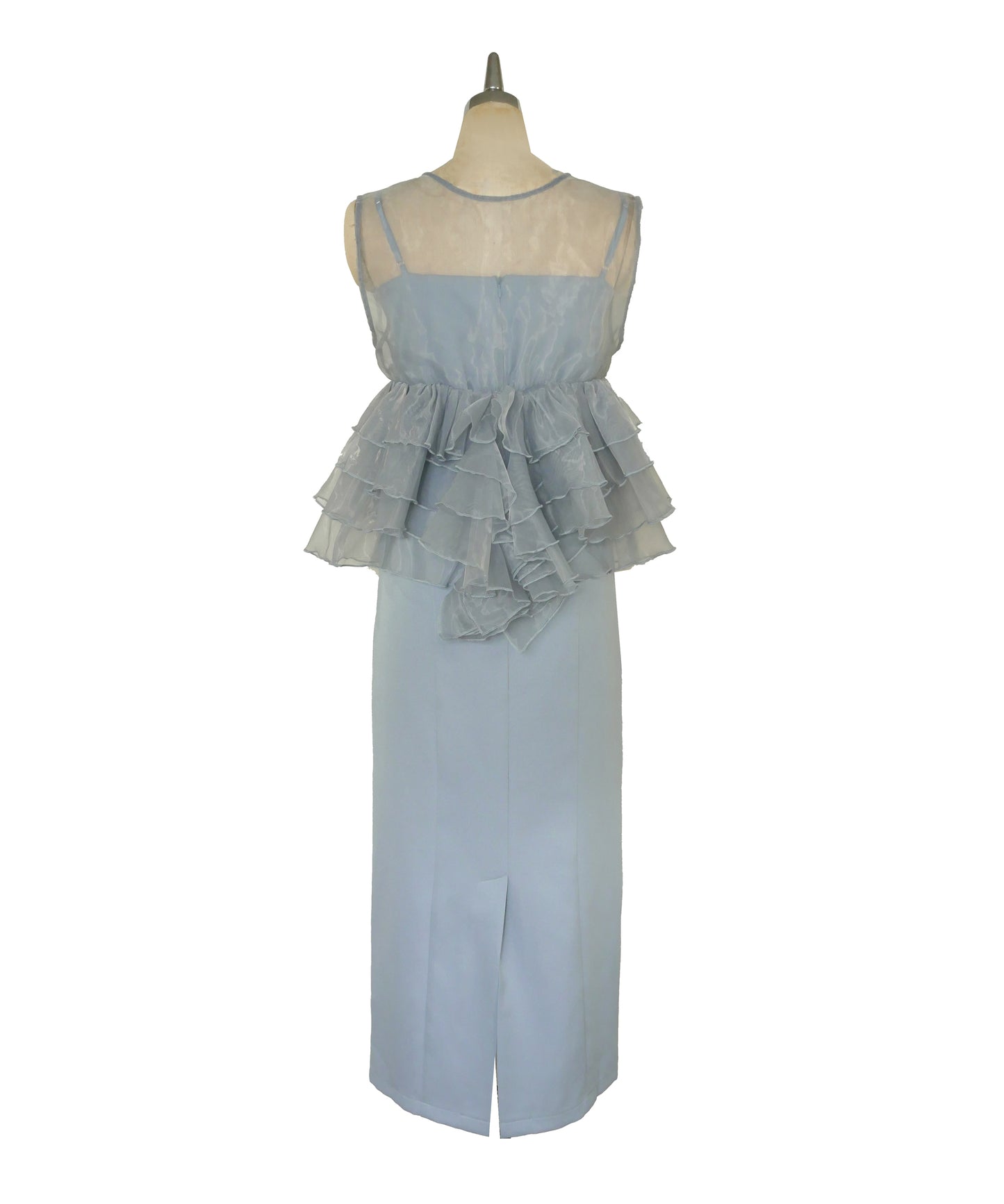 SHEER VOLUME TOP DRESS