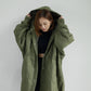 QUILT HOODIE COAT