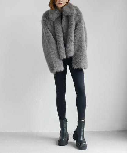 FUR SHORT BLOUSON
