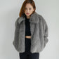 FUR SHORT BLOUSON