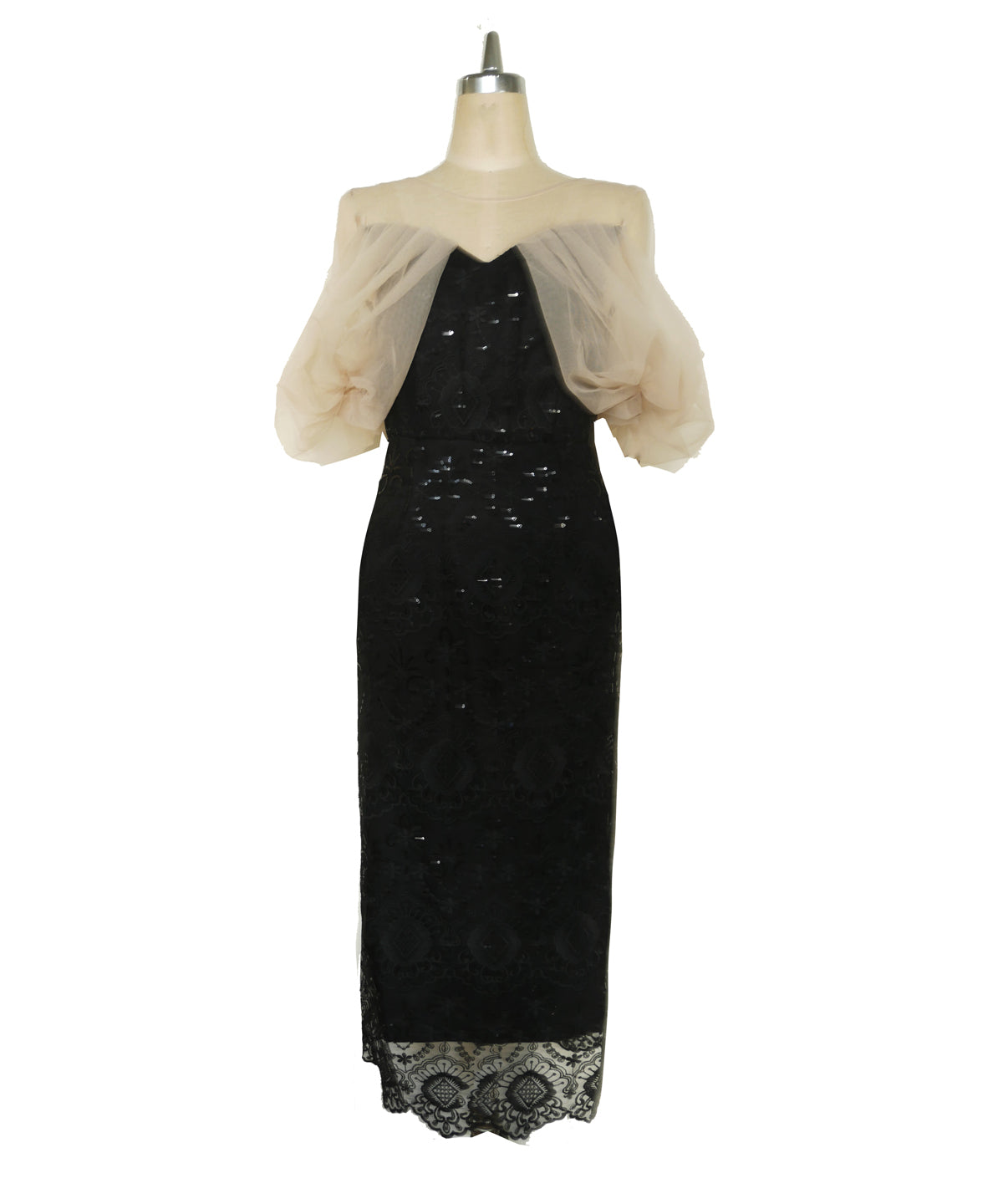 OFFSHOLDER LACE DRESS