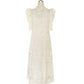 FRINGE LACE FLARE DRESS