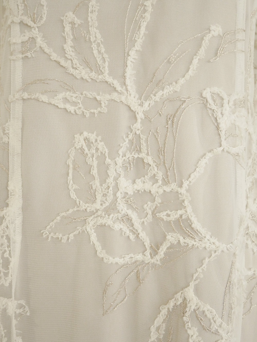 FRINGE LACE FLARE DRESS