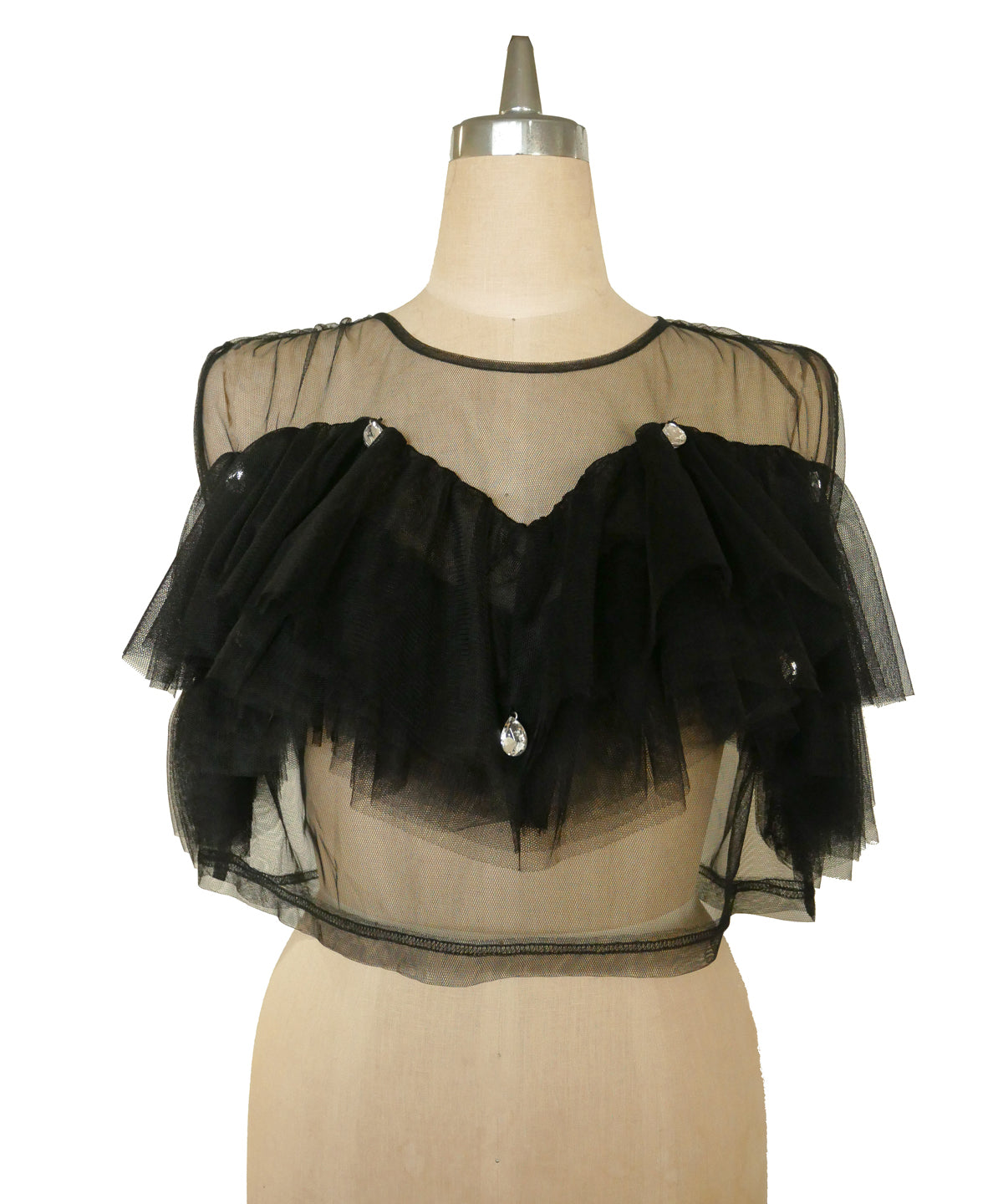 DROP BIJOU FRILL TOP