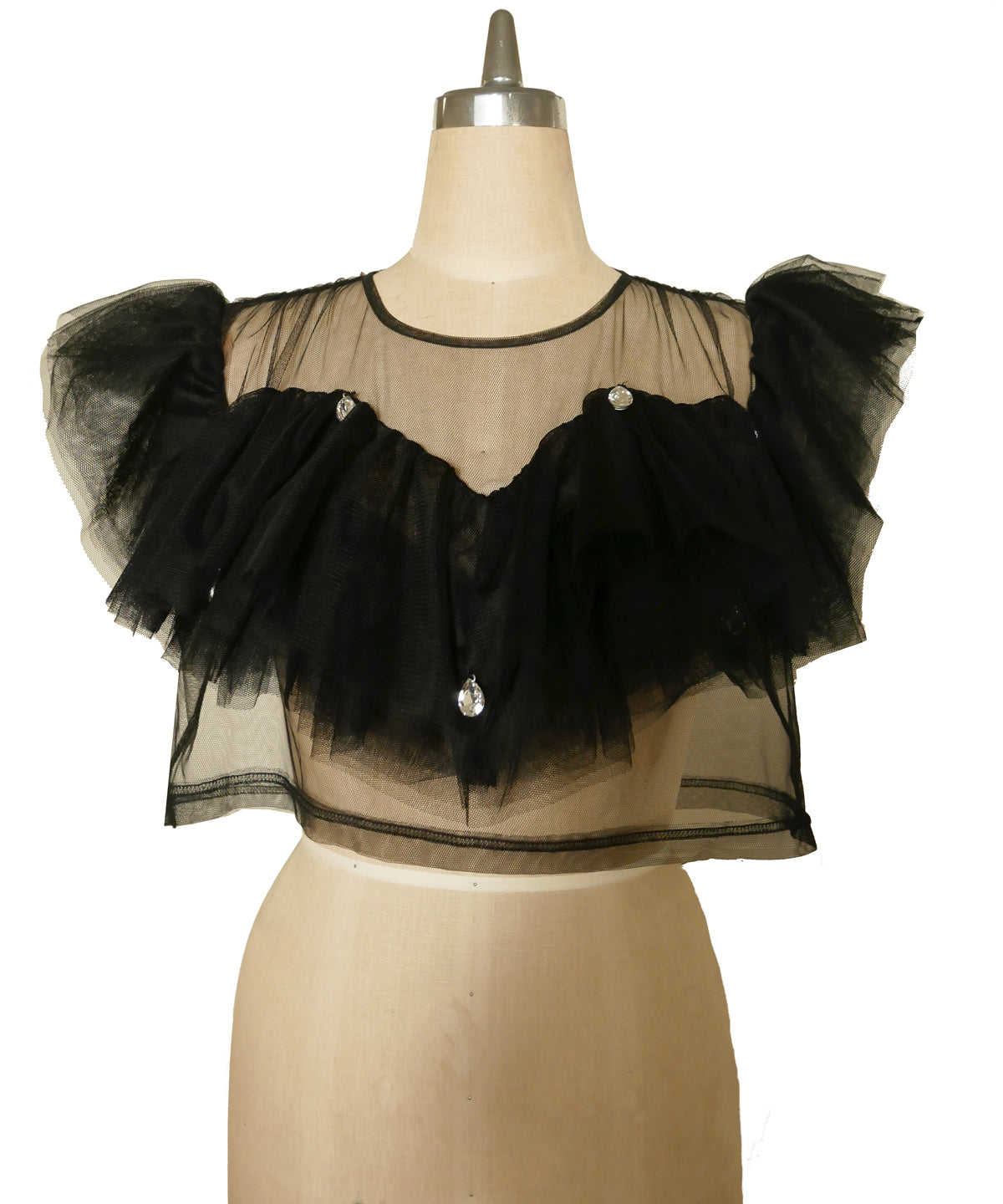 DROP BIJOU FRILL TOP