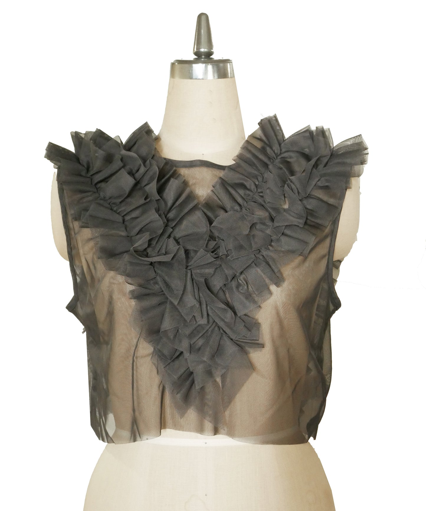 トルソーサイズ：B86 W60 H91 / 着用：チャコールグレー