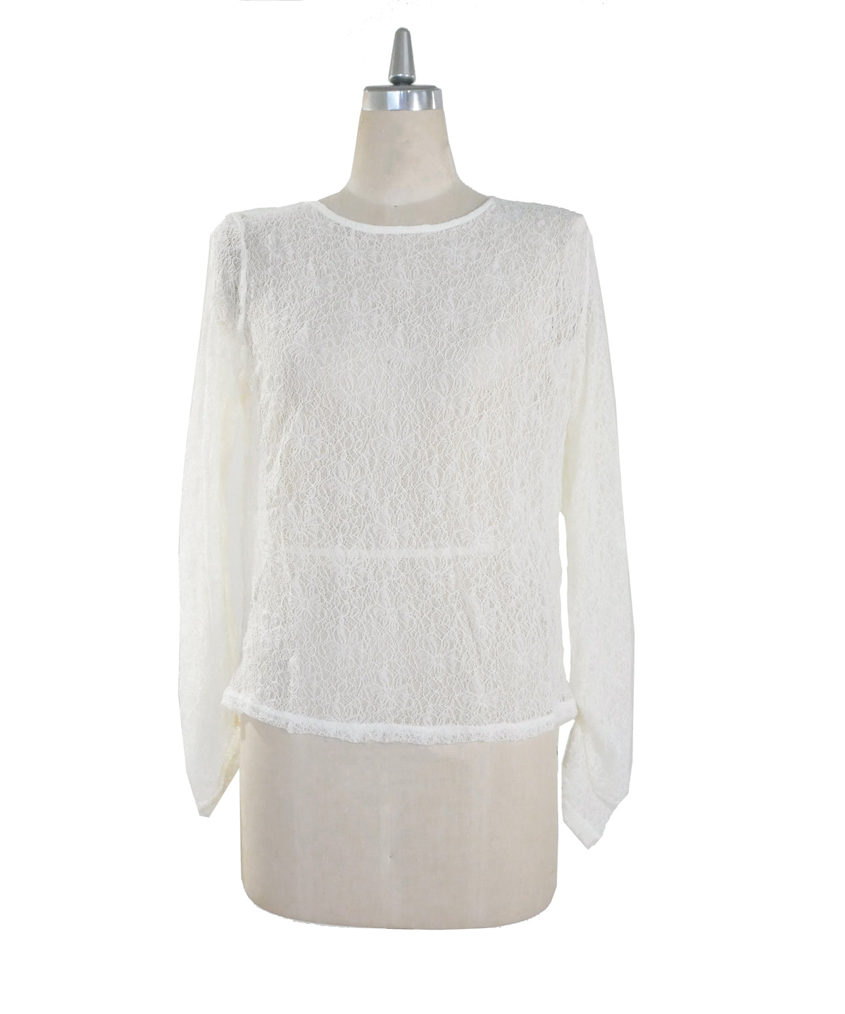 LACE GATHER TOP