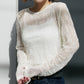 LACE GATHER TOP