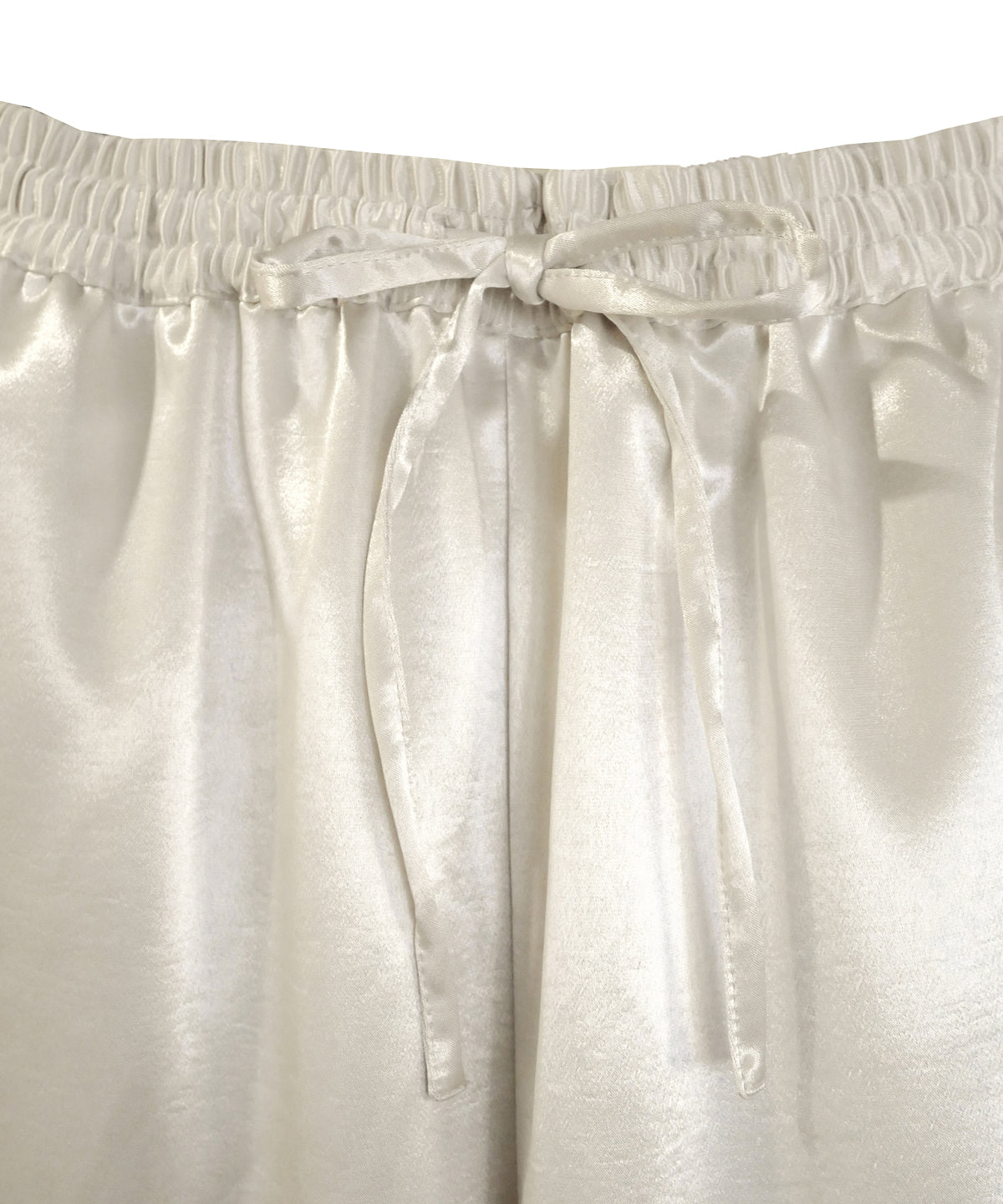 SATIN EASY WIDE PANTS